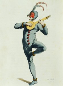 Coviello em 1550, por Maurice Sand (1823-1889) de Maurice Sand
