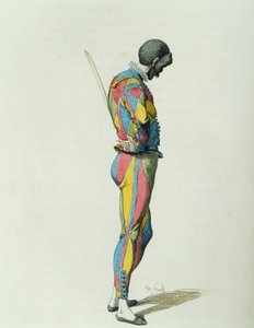 Arlequim em 1858, por Maurice Sand (1823-1889) de Maurice Sand