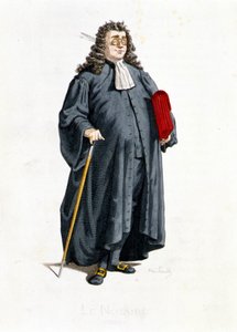 Le Notaire em "Masques et bouffons" (comédia italiana), textos e desenhos de Maurice Sand, gravuras de A. Manceau, prefácio de Georges Sand, Paris, Michel Lévy Frères de Maurice Sand