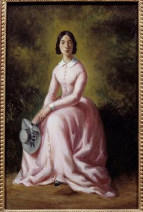 Retrato da cantora Pauline Viardot (1821-1910) Pintura de Maurice Sand (1823-1889) Paris do século XIX, musee de la Vie Romantique - Retrato da cantora Pauline Viardot (1821-1910). Pintura de Maurice Sand (1823-1889) de Maurice Sand