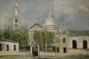 Igreja de St. Pierre de Montmartre de Maurice Utrillo