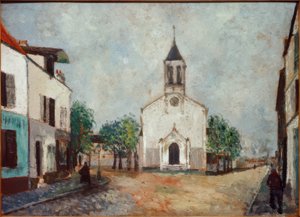 Igreja em Villanteuse de Maurice Utrillo