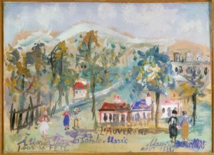 Auvergne, La Sainte-Marie de Maurice Utrillo