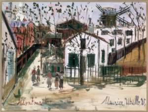 Montmartre de Maurice Utrillo