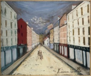 Rua de Paris de Maurice Utrillo