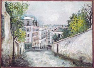 Rua do Monte Cenis, Montmartre de Maurice Utrillo