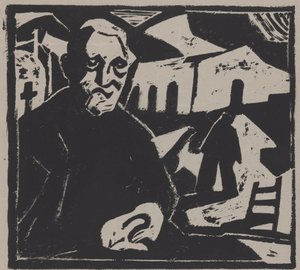 homem sentado de Maurits de Groot (signed by artist)