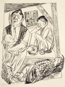 À noite de Max Beckmann