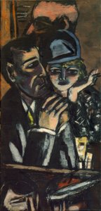 Bar, castanho de Max Beckmann