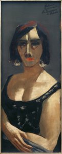 Bildnis, a Duquesa "de Malvedi". de Max Beckmann