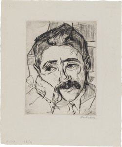 Retrato de Walter Carl (1884-1956) de Max Beckmann