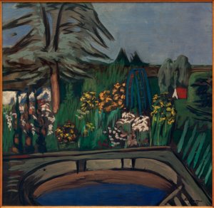 Jardim florido de Max Beckmann