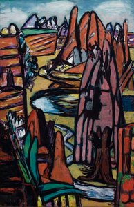 Pedregulho - Paisagem Rochosa de Max Beckmann