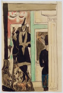 Café (telefone) de Max Beckmann