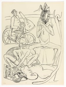 Circo, prato 12 de Dia e Sonho de Max Beckmann