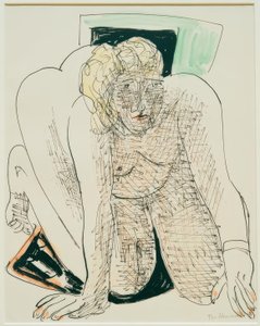 Mulher Rastejante de Max Beckmann