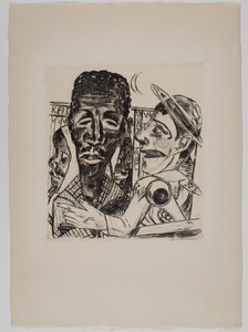«O homem negro» de Max Beckmann