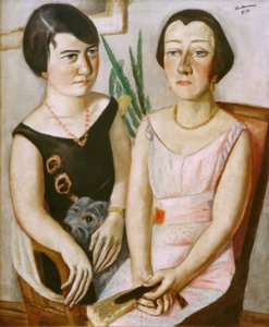 Retrato duplo de Max Beckmann