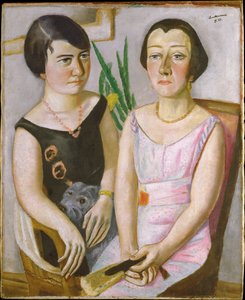Retrato duplo de Max Beckmann