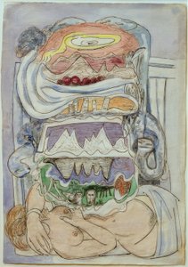 Sonho do Mapa do Mundo (Universo) de Max Beckmann