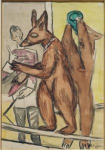 Ursos vestidos de Max Beckmann