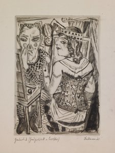 Camarim, chapa 2 do portfolio "A Feira Anual" de Max Beckmann