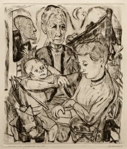 Cena familiar de Max Beckmann