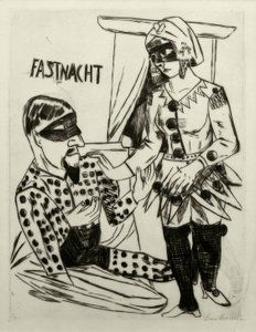 Shrovetide de Max Beckmann