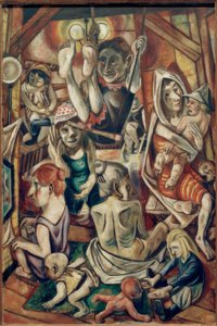 Banho feminino de Max Beckmann