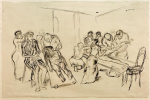 Grande bloco operatório de Max Beckmann