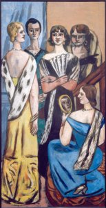 Imagem Grande da Mulher (Cinco Mulheres) de Max Beckmann