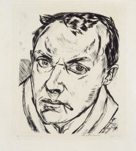 Grande autorretrato de Max Beckmann