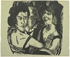 Retrato de Grupo, Bar Eden de Max Beckmann