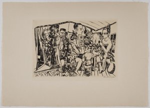 Nos bastidores de Max Beckmann