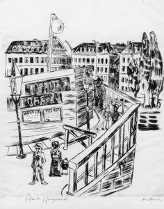Ponte de madeira de Max Beckmann
