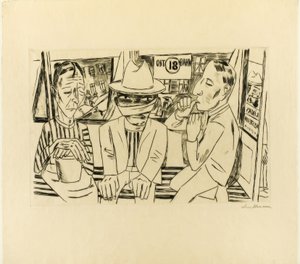 No Eléctrico de Max Beckmann