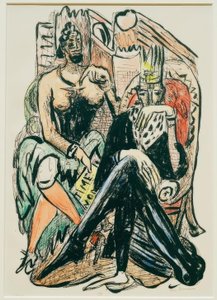 Rei e Demagogo (Rei e Demagogo) de Max Beckmann
