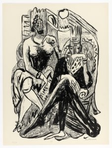 Rei e Demagogo, prato oito de Dia e Sonho de Max Beckmann