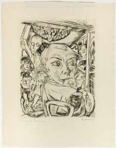 Queen Bar (Auto-retrato) de Max Beckmann