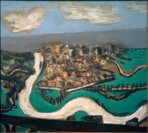 Paisagem perto de Saint-Germain de Max Beckmann
