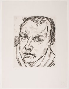 Grande autorretrato de Max Beckmann