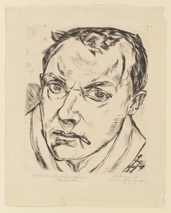 Grande autorretrato de Max Beckmann