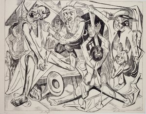 Malepatrus, de Max Beckmann (1884-1950), litografia. Alemanha, século XX. de Max Beckmann
