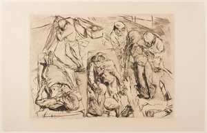 Necrotério de Max Beckmann
