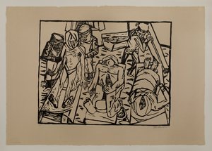 Necrotério de Max Beckmann