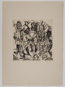 «Dança negra» de Max Beckmann