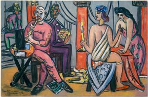 Pompeï-Clowns de Max Beckmann