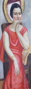 Retrato de Käthe von Porada de Max Beckmann