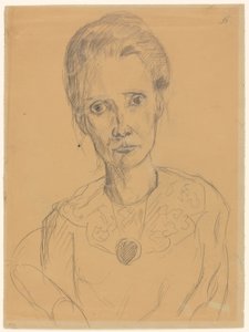 Retrato de uma Mulher de Max Beckmann