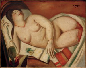 Dormindo de Max Beckmann